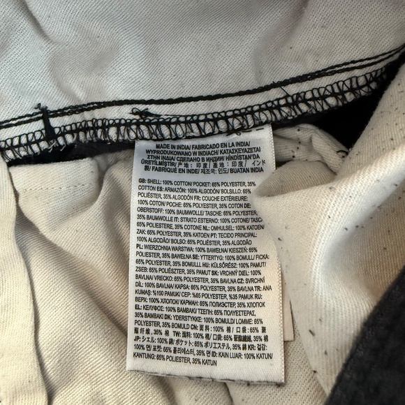 Vans Mens Corduroy Cargo Pants Loose Tapered Fit Size 29x29 Black Skater Y2K - Picture 11 of 11